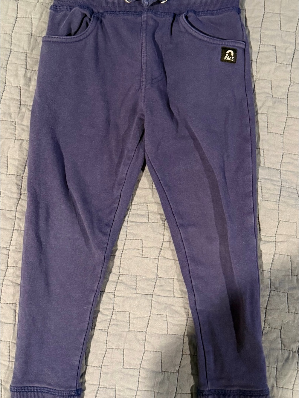 Rags Navy Blue Joggers